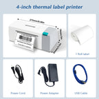 Bluetooth&amp;Skribtabla Loĝistika Etikedprintilo SK-45 4 coloj
