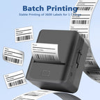 SK20 Portable Thermal Printer with 1 Roll of White Label（NZ Local Shippment）