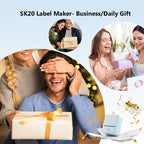 SK20 Portable Thermal Printer with 1 Roll of White Label（NZ Local Shippment）