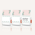 3 Types of Color-printed Thermal Labels 4 color Border, Name, Cloud For SK58/SK20/SK35/SK45/SK27