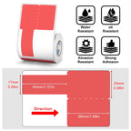 Thermal cable label 25mmX38mm 5 colors inside-for SK58/SK20/SK35/SK45/SK27