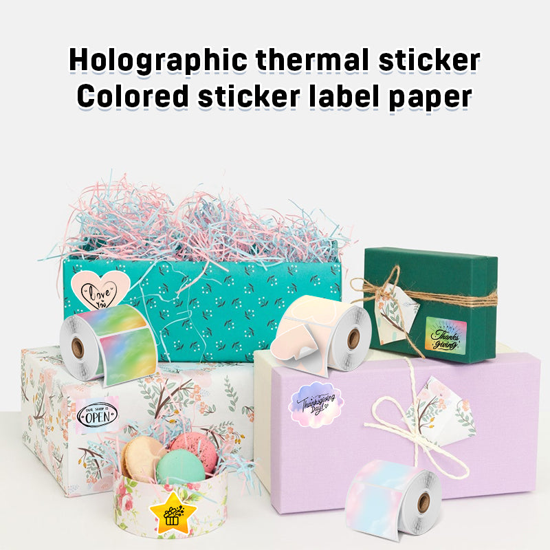 12-roll Color Thermal Label Set(US Local Shippment)
