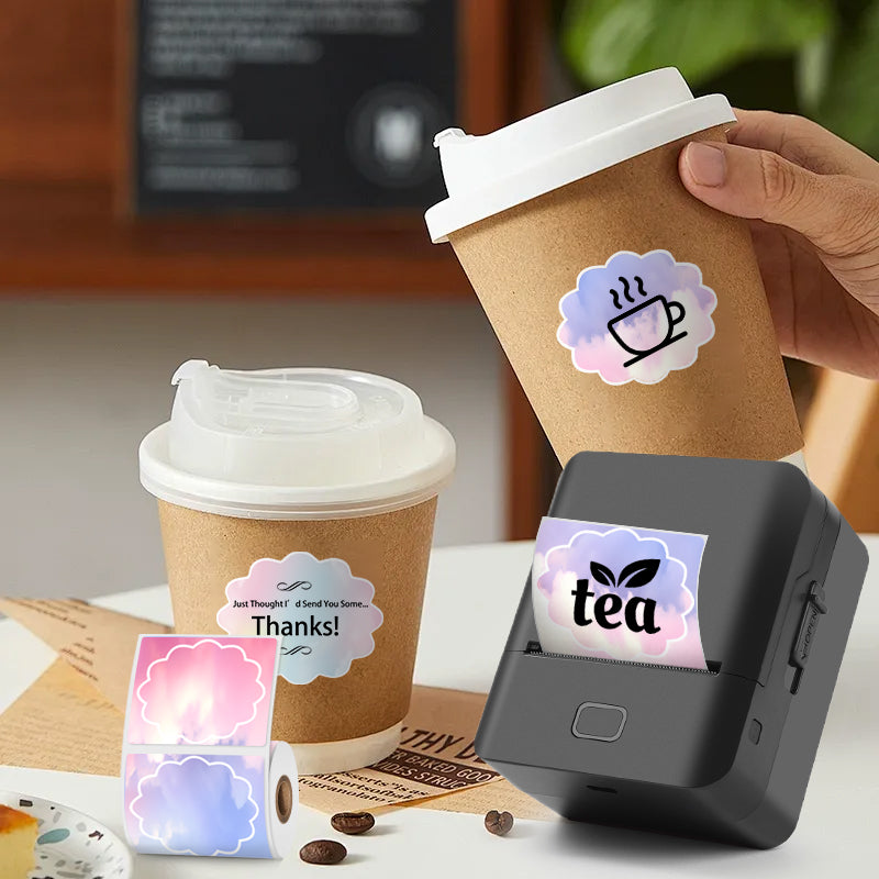 12-roll Color Thermal Label Set(US Local Shippment)