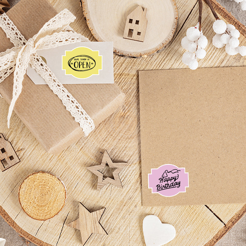 8 rolls of colored thermal label paper compatible with SK58, SK20, SK35, and SK45 printers (Australia Local Shipment)