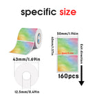 8 rolls of color thermal labels, multi-purpose labels (Australia Local Shipment)