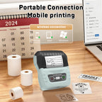 SK58 Portable Thermal Printer with 2 Rolls of White Label(Australia Local Shippment)