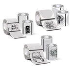 3-Roll Transparent Thermal Label Set(US Local Shippment)