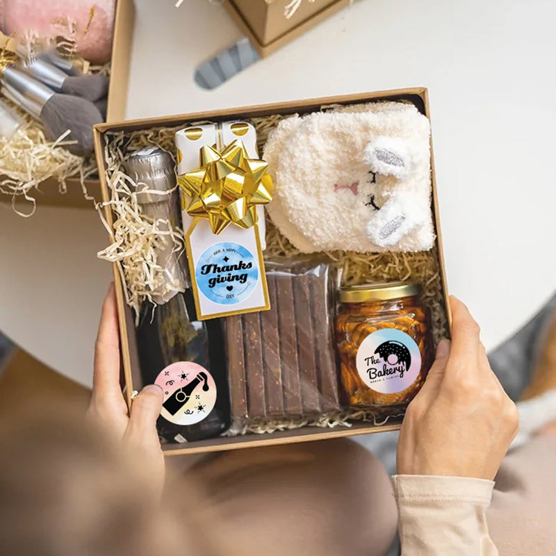 9-roll color thermal label paper compatible with SK58/SK20/SK35/SK45 thermal label printer（Australia Local Shipment）