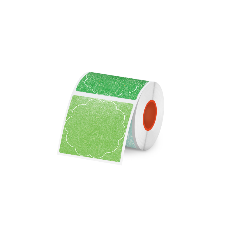 KAYSION 3 Rolls Color Flower Shape Thermal Label For SK58/SK20/SK35/SK45/SK27