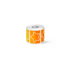 2 Types of 50mmx40mm Thermal Labels with Hearts, Stars For SK58/SK20/SK35/SK45/SK27