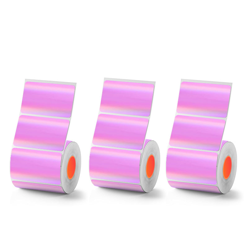 Purple Laser Holographic Thermal Labels 3 Rolls Set For SK20/SK35/SK45/SK27(Australia Local Shippment)
