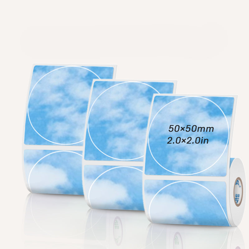 6 Types of thermal labels 6 roll/set for SK58/SK20/SK35/SK45/SK27