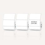 Rectangular white thermal label for SK/58/SK20/SK35/SK45/SK27