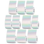 Laser Holographic Silvery Thermal Label For SK20/SK35/SK45/SK27(Australia Local Shippment)