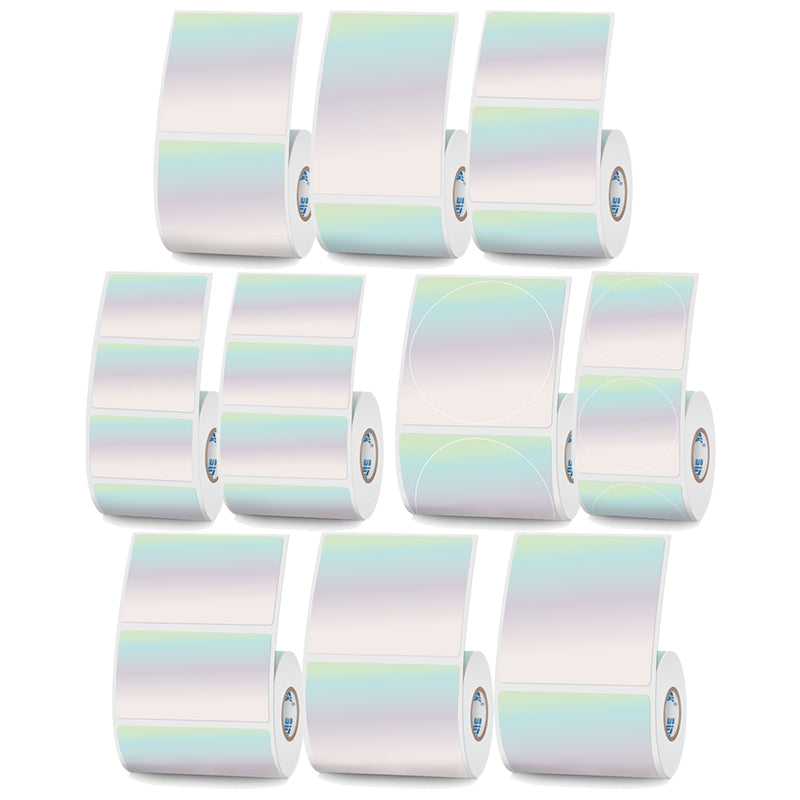 Laser Holographic Silvery Thermal Label For SK20/SK35/SK45/SK27(Australia Local Shippment)