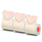 2 Types of 50mmx40mm Thermal Labels with Hearts, Stars For SK58/SK20/SK35/SK45/SK27