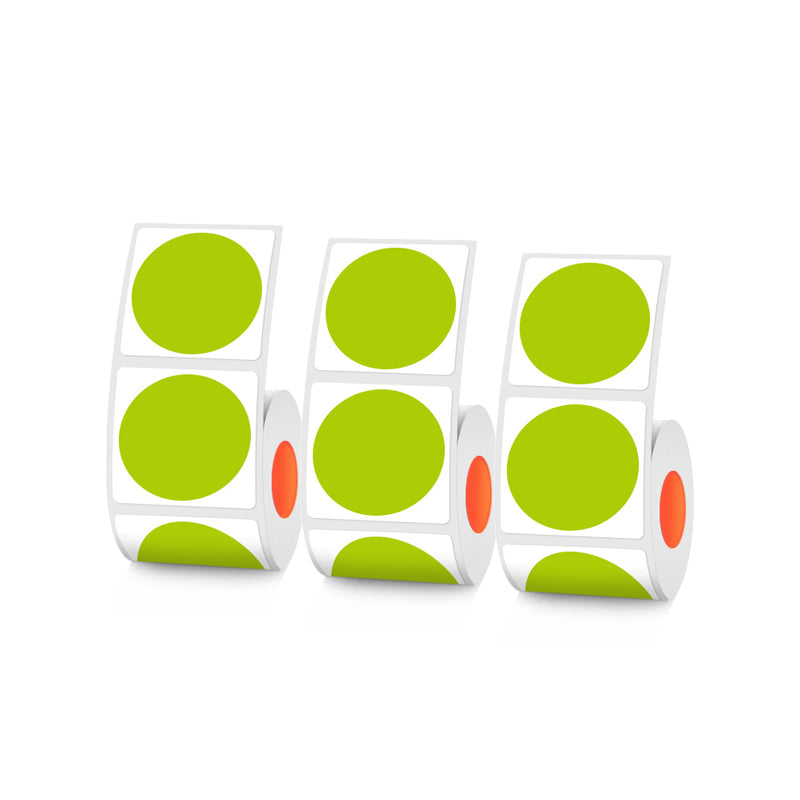 Thermal 30mm Diameter Round Label 6 colors inside For SK/58/SK20/SK35/SK45/SK27