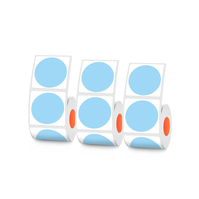Thermal 30mm Diameter Round Label 6 colors inside For SK/58/SK20/SK35/SK45/SK27