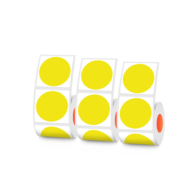 Thermal 30mm Diameter Round Label 6 colors inside For SK/58/SK20/SK35/SK45/SK27