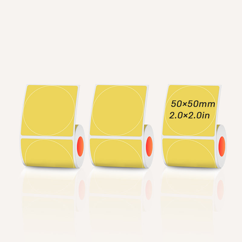 Thermal label 50mm diameter circle-for SK/58/SK20/SK35/SK45/SK27