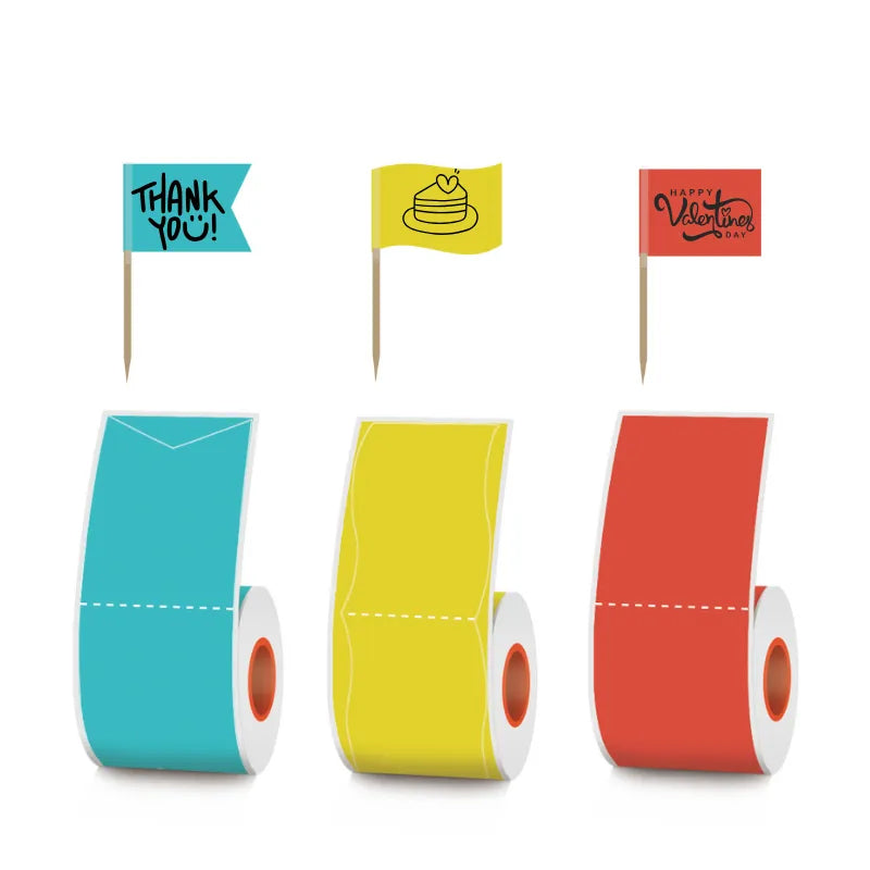 3 Types of Thermal Flag Labels (excluding wooden sticks) For SK58/SK20/SK35/SK45/SK27