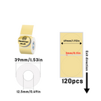 50mmX50mm Circular thermal label