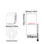 Rectangular white thermal label for SK/58/SK20/SK35/SK45/SK27