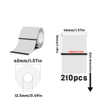 All Size Thermal Transparent PET Labels For SK20/SK35/SK45/SK27