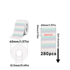 Laser Holographic Silvery Thermal Label For SK20/SK35/SK45/SK27