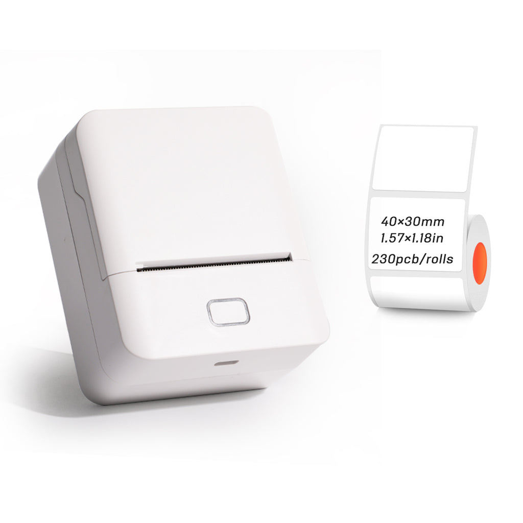 SK20 Mini Thermal Printer with 1 Roll of white Thermal Label (Australia Local Shippment）