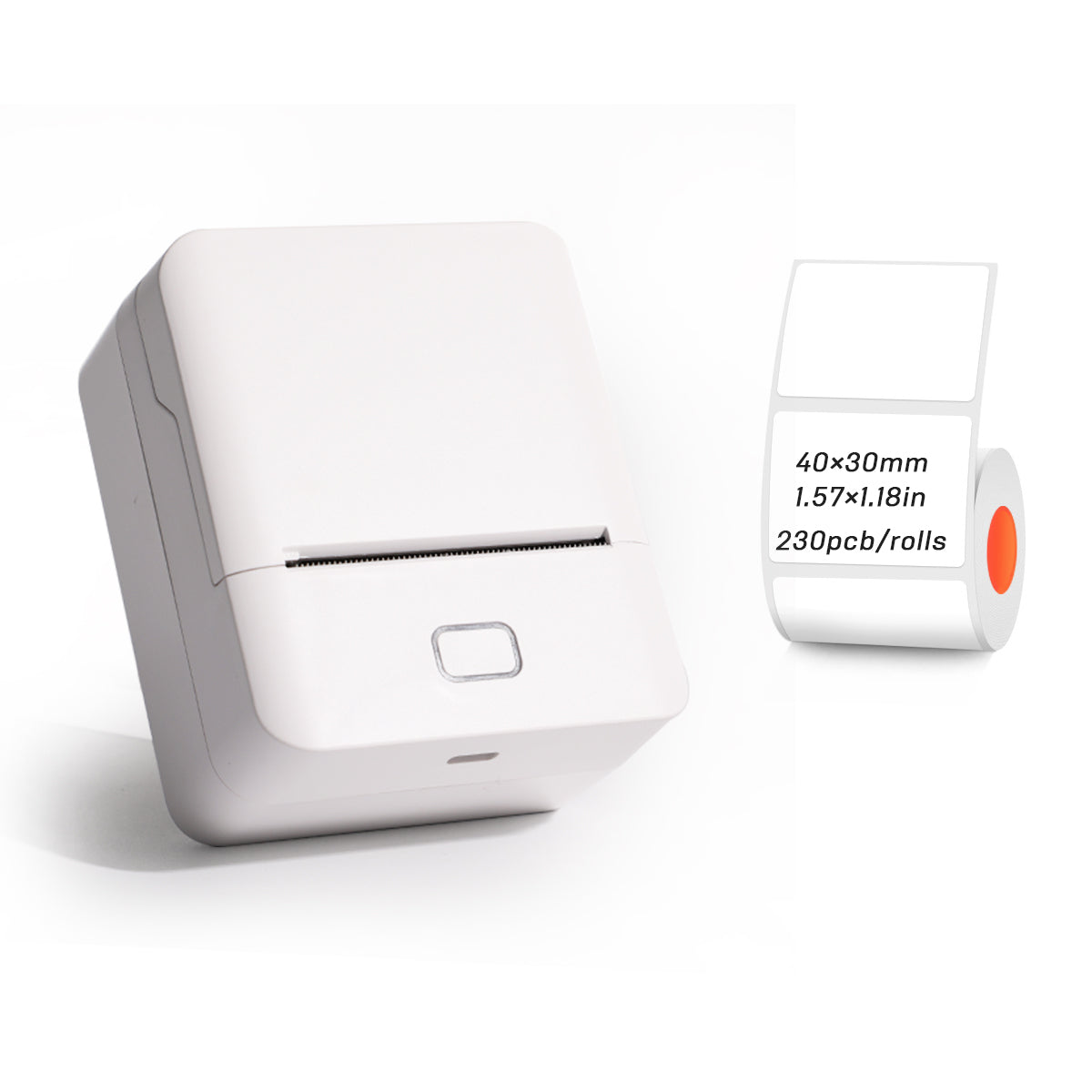 SK20 Mini Thermal Printer with 1 Roll of white Thermal Label (Australia Local Shippment）