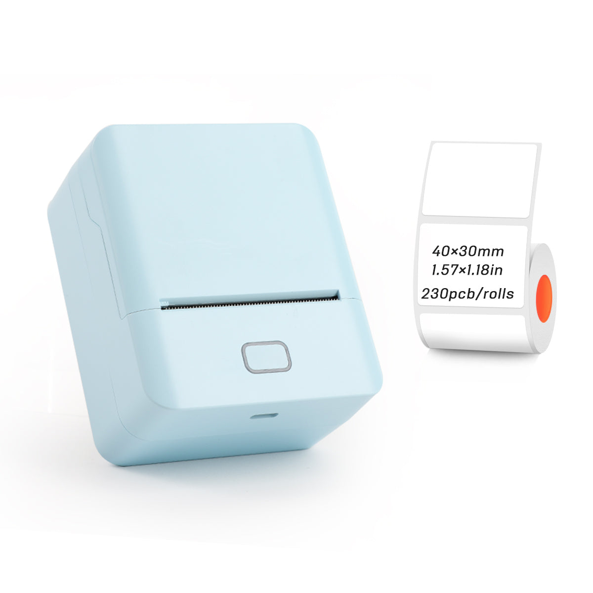 SK20 Mini Thermal Printer with 1 Roll of white Thermal Label (Australia Local Shippment）