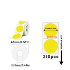 Thermal 30mm Diameter Round Label 6 colors inside For SK/58/SK20/SK35/SK45/SK27