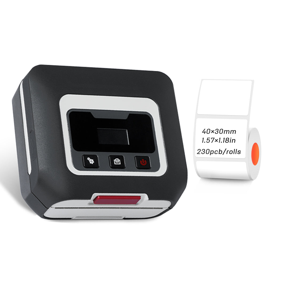 SK30 Portable Thermal Printer with 1 Roll of White Labels(US Local Shippment)