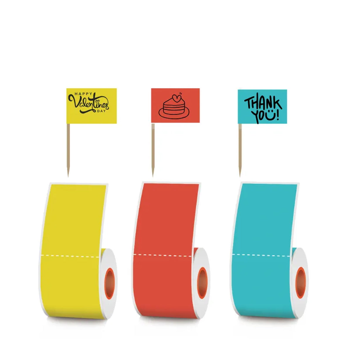 3 Types of Thermal Flag Labels (excluding wooden sticks) For SK58/SK20/SK35/SK45/SK27