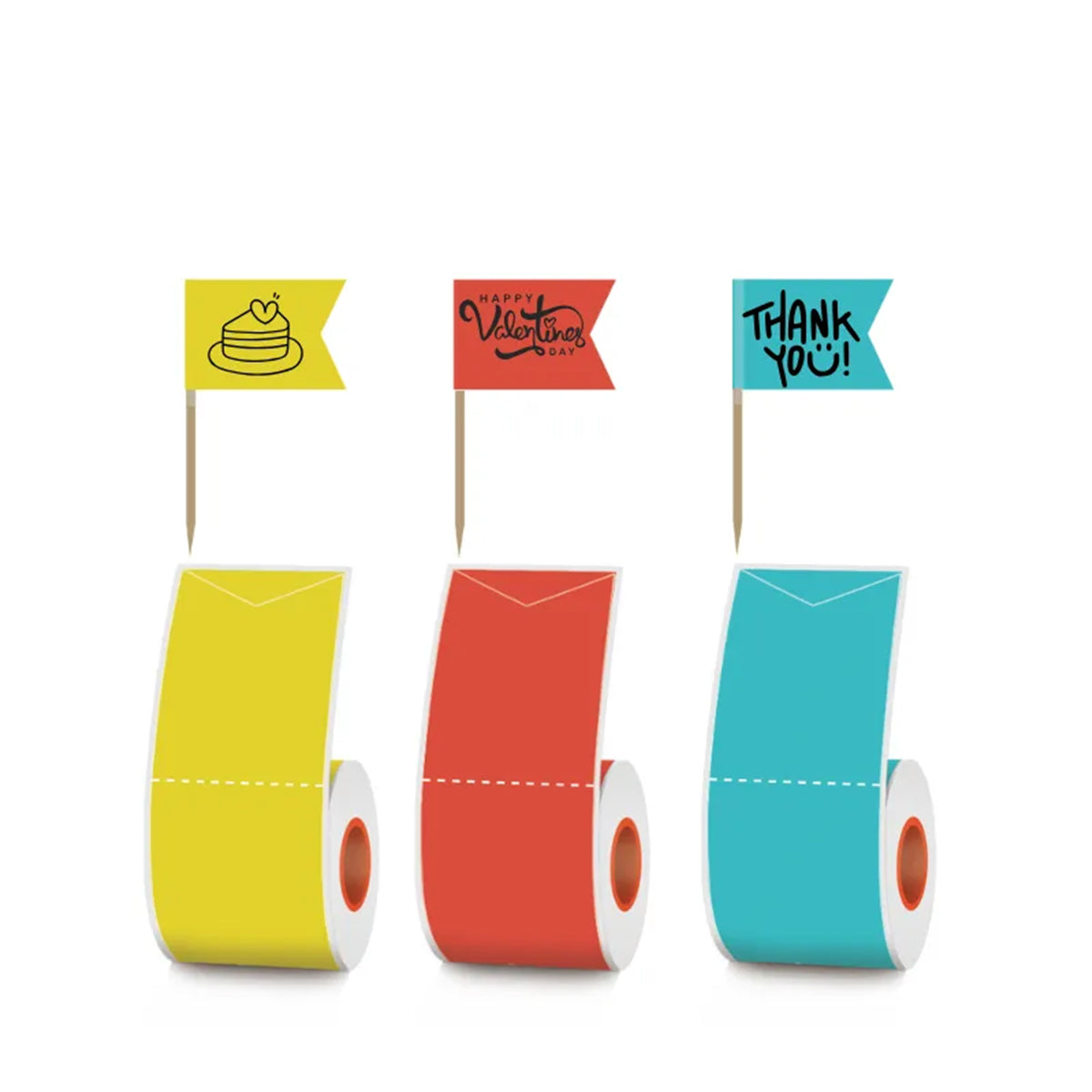 3 Types of Thermal Flag Labels (excluding wooden sticks) For SK58/SK20/SK35/SK45/SK27