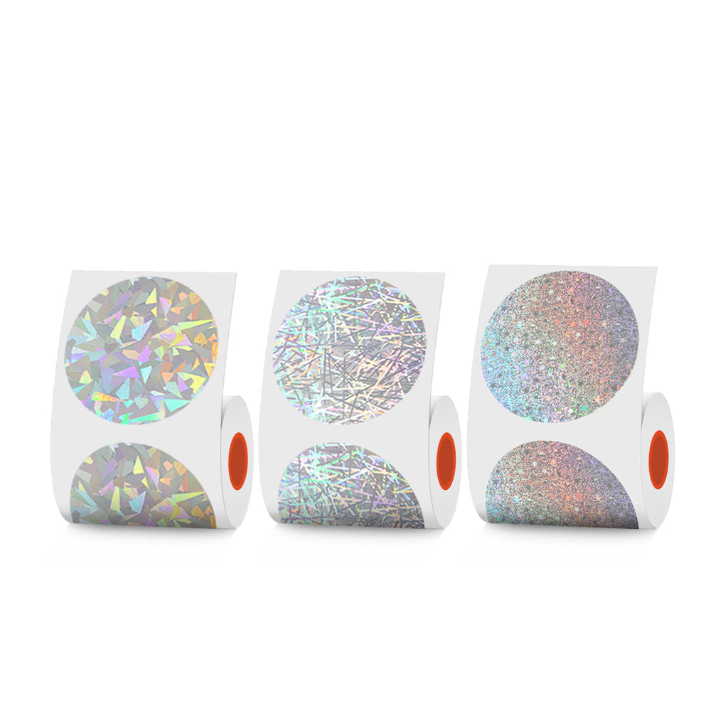 Thermal sensitive laser PET label Ice crack/abstract/Milky Way