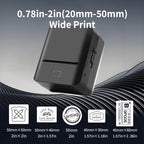 SK20 Mini Thermal Printer with 3 Rolls of Labels (1x White + 1x Holographic + 1x Transparent)(US Local Shippment)