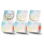 KAYSION 3 Rolls Round 50mm Thermal Label Paper For SK58/SK20/SK35/SK45/SK27