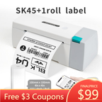 SK45 Thermal  Printer with 1 Roll Label(Australia Local Shippment)