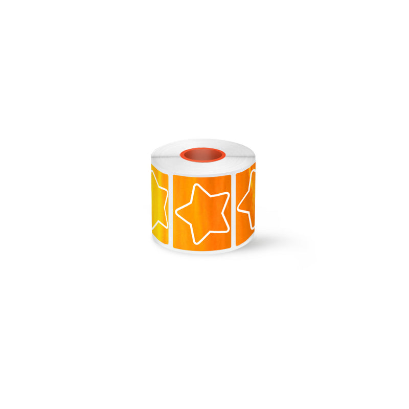 2 Types of 50mmx40mm Thermal Labels with Hearts, Stars For SK58/SK20/SK35/SK45/SK27