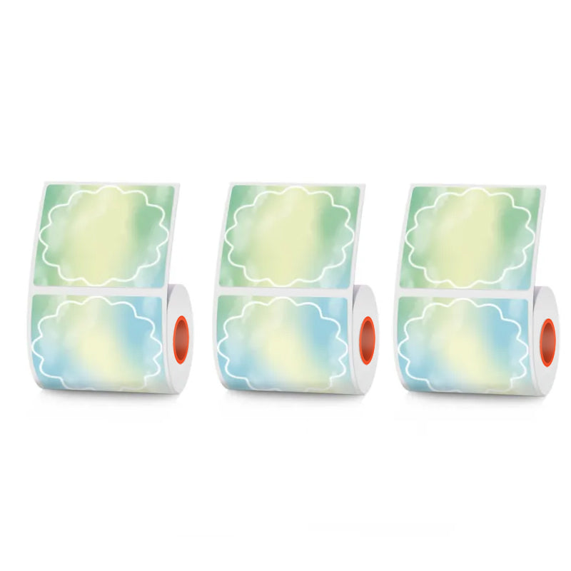 4 types of flower-shaped thermal labels For SK58/SK20/SK35/SK45/SK27