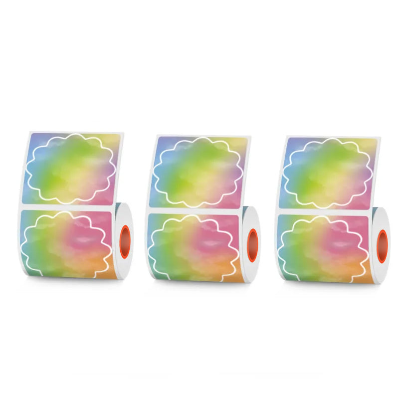 4 types of flower-shaped thermal labels For SK58/SK20/SK35/SK45/SK27