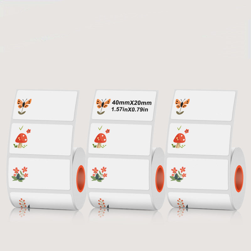 40mmX20mm Personalized thermal label