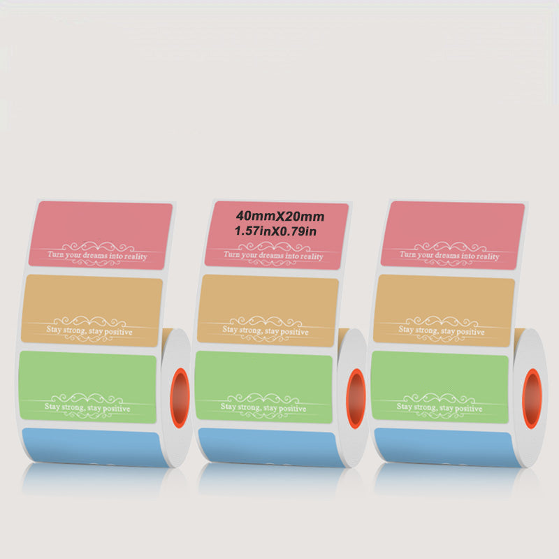 40mmX20mm Personalized thermal label