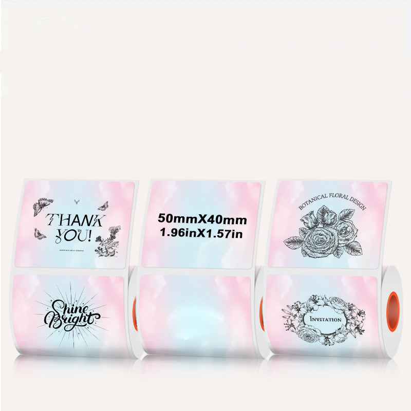 6 Types of thermal labels 6 roll/set for SK58/SK20/SK35/SK45/SK27