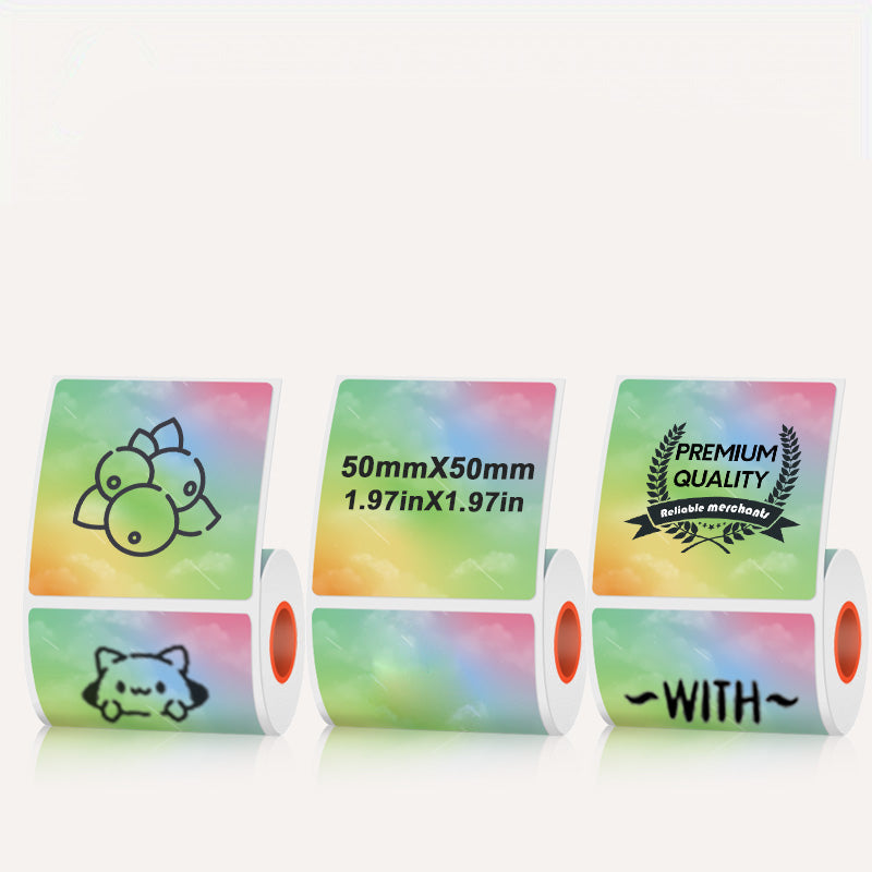 6 Types of thermal labels 6 roll/set for SK58/SK20/SK35/SK45/SK27