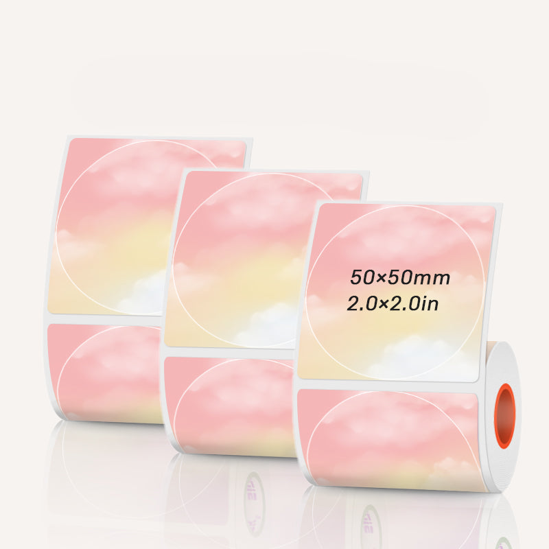 6 Types of thermal labels 6 roll/set for SK58/SK20/SK35/SK45/SK27