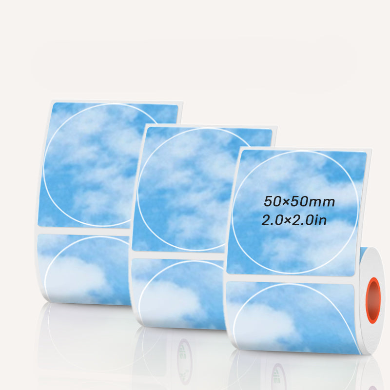 6 Types of thermal labels 6 roll/set for SK58/SK20/SK35/SK45/SK27