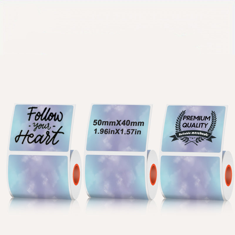 6 Types of thermal labels 6 roll/set for SK58/SK20/SK35/SK45/SK27